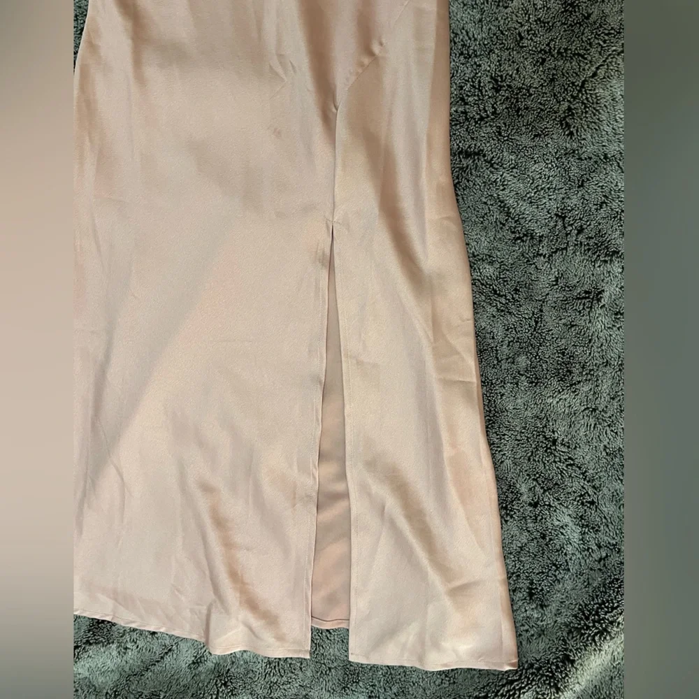 Marshalls Satin Pink Cowl Neck Dress - Picture 2 of 9